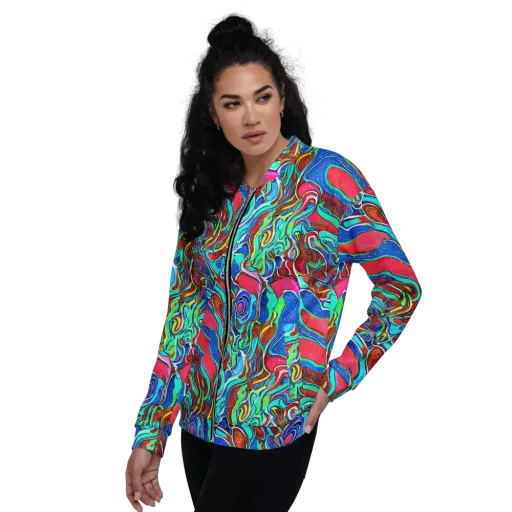 Cosmic Cabaret on a Bomber Jacket