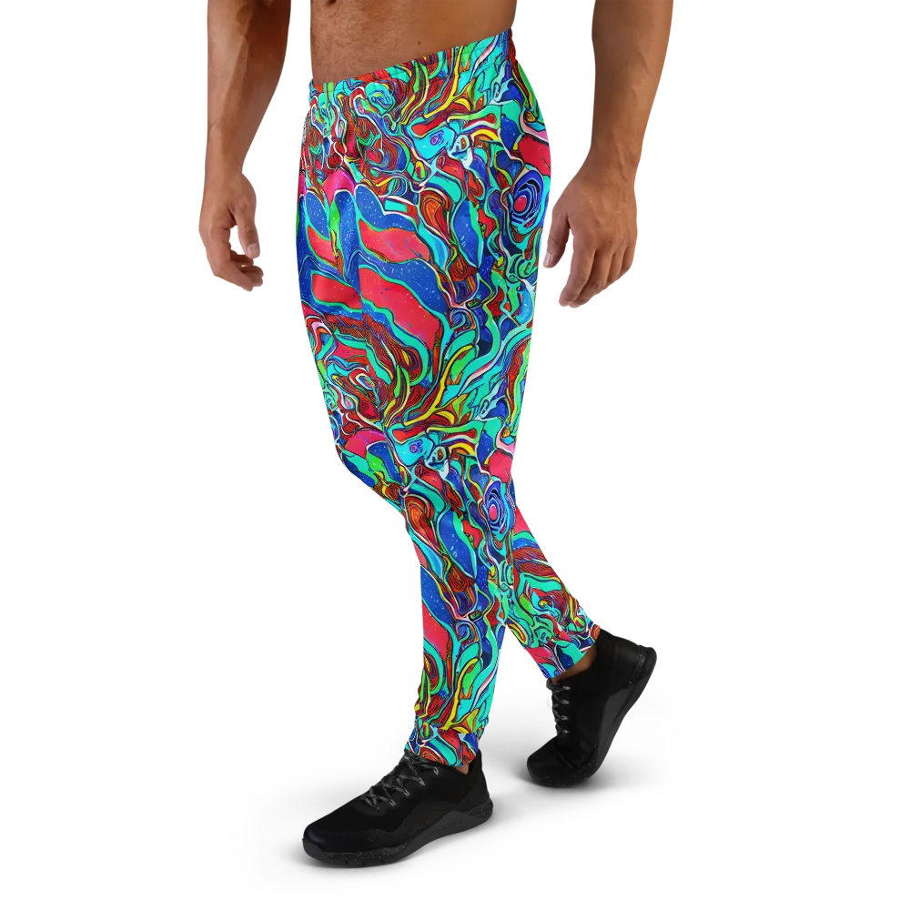 Cosmic Cabaret on Men's Joggers — Left