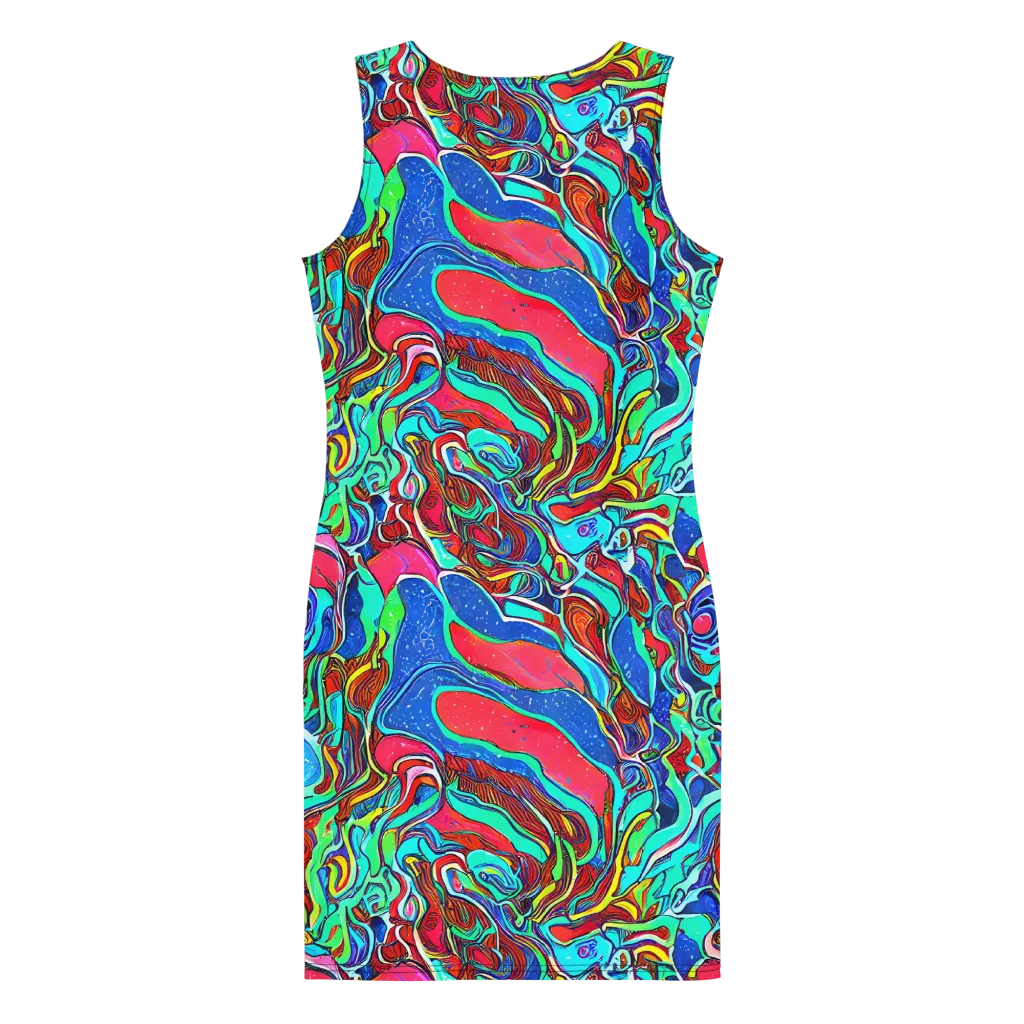 Cosmic Cabaret on Bodycon Dress — Back