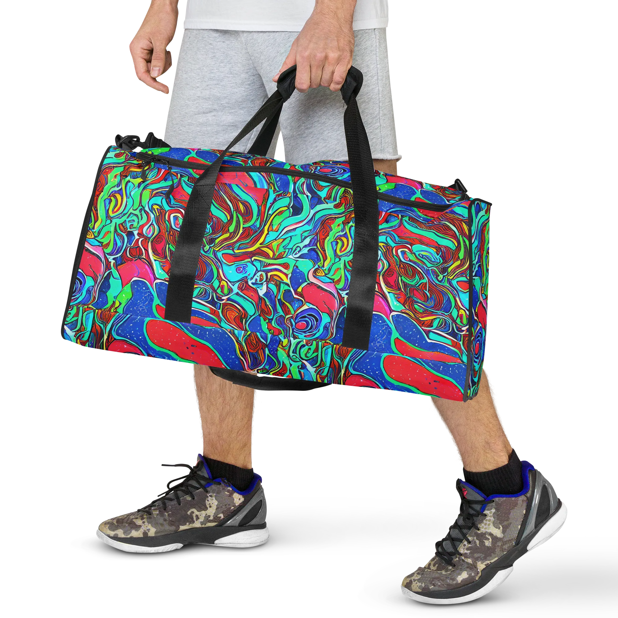 Cosmic Cabaret on Duffle Bag — Front