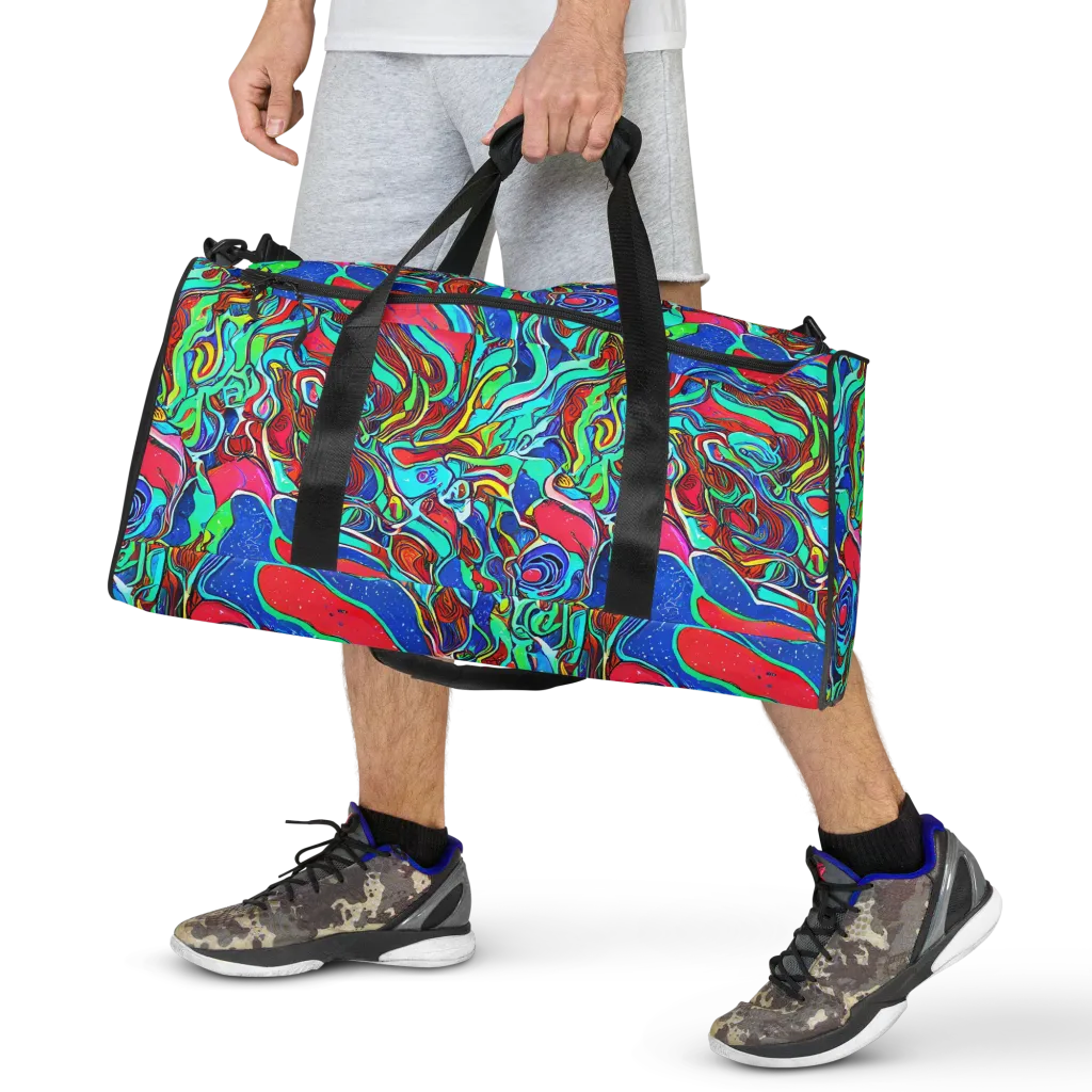 Cosmic Cabaret on Duffle Bag — Front