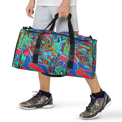 Cosmic Cabaret on a Duffle Bag