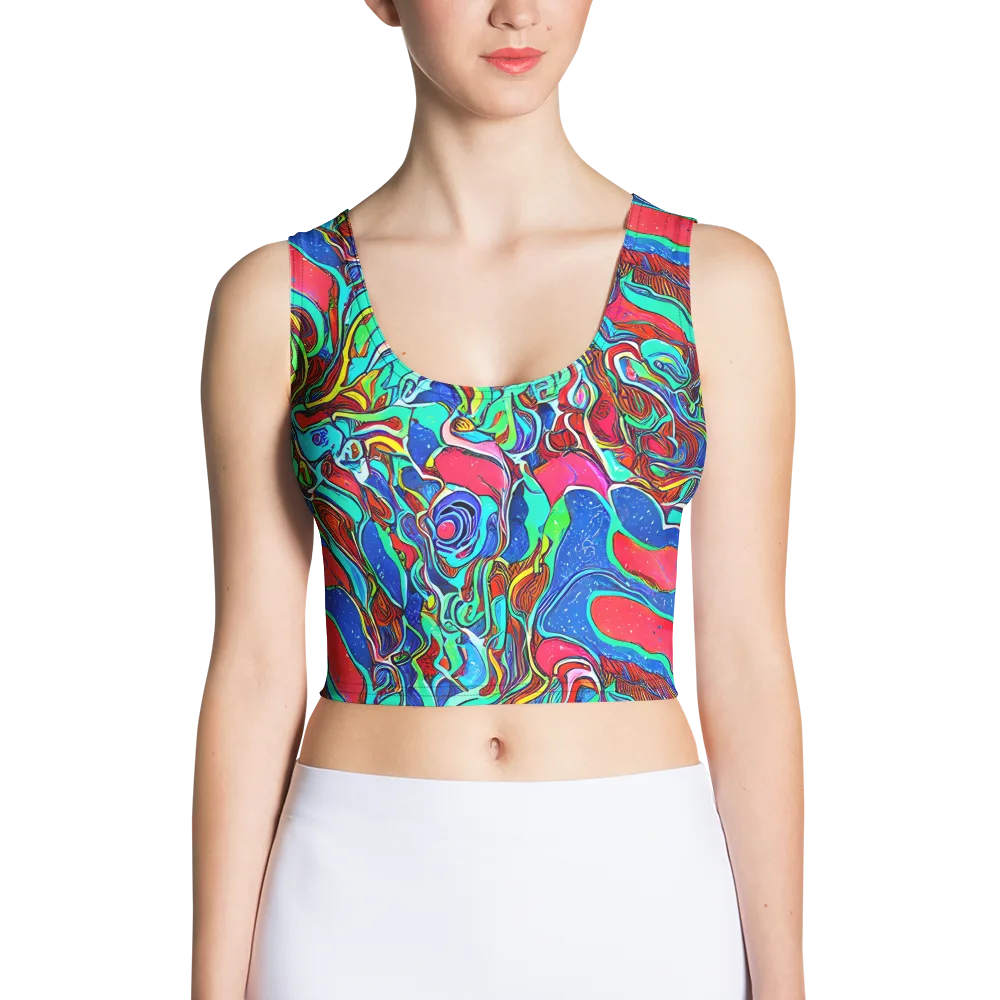 Cosmic Cabaret on Crop Top — Front