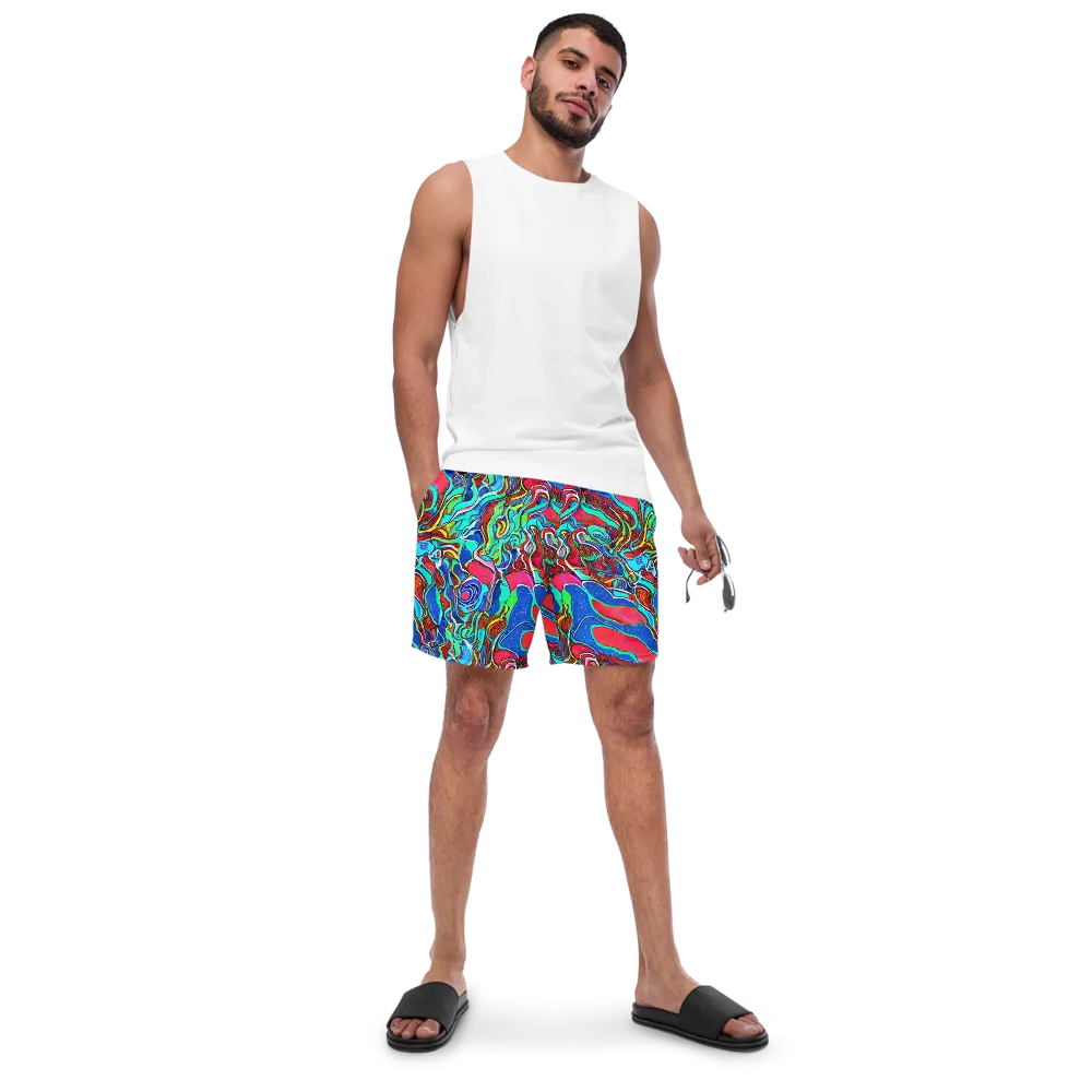 Cosmic Cabaret on Swim Trunks — Front