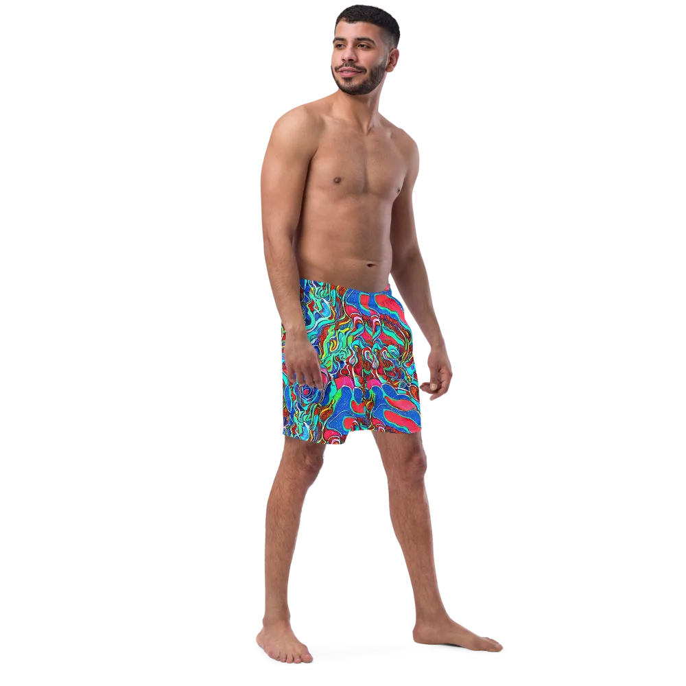 Cosmic Cabaret on Swim Trunks — Right Front