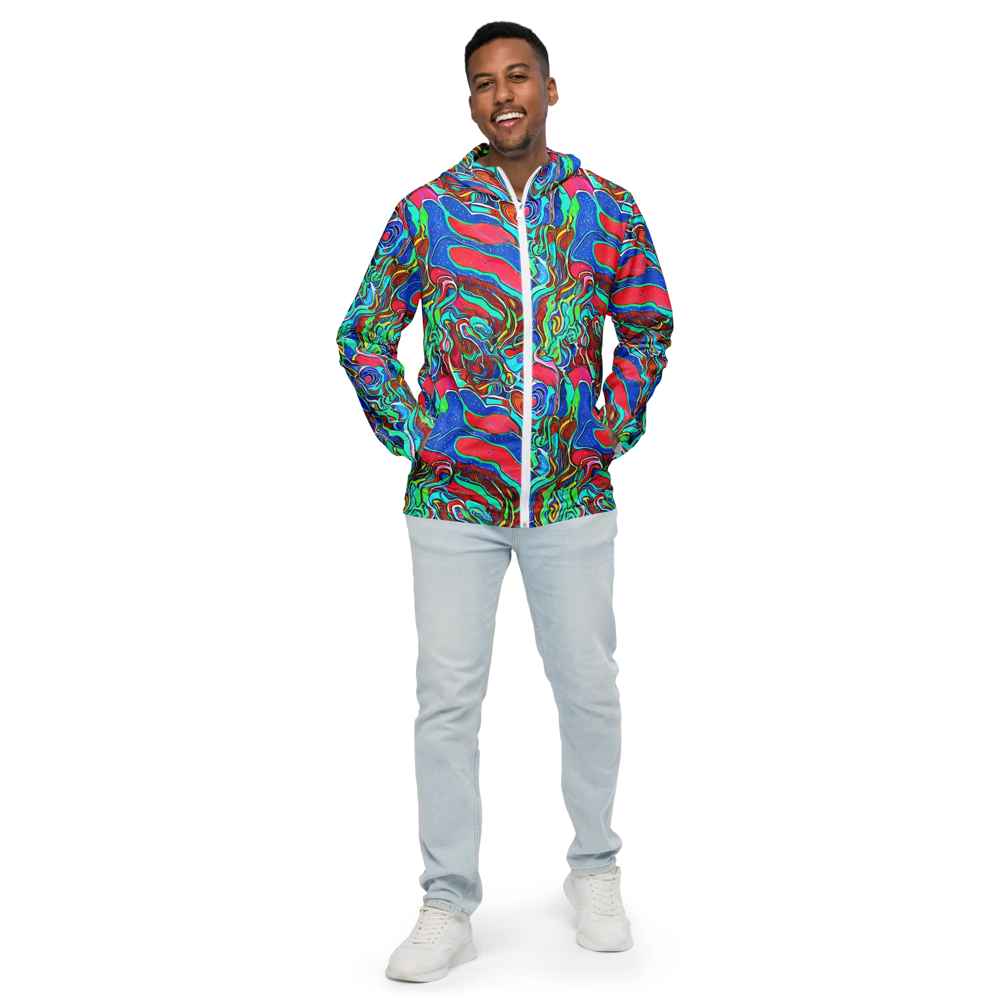 Cosmic Cabaret on Men's Windbreaker — Front