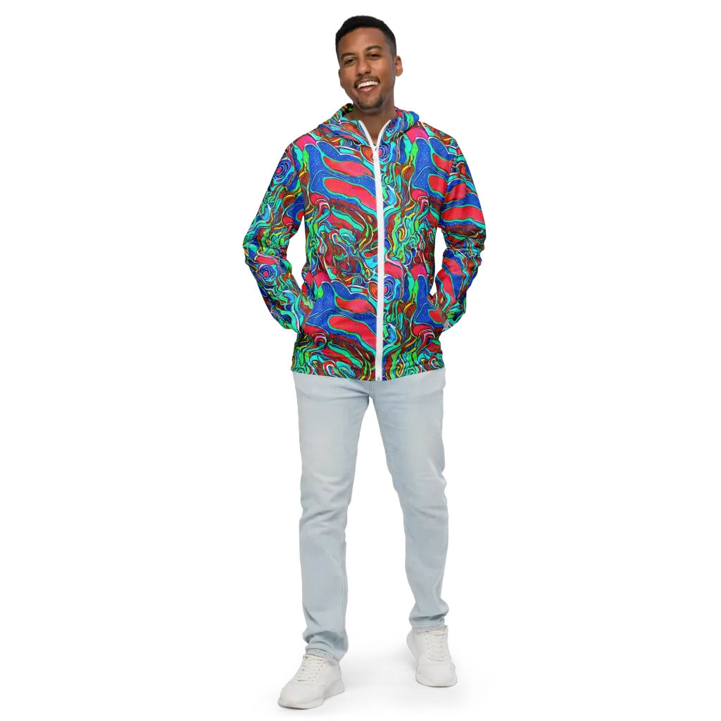 Cosmic Cabaret on Men's Windbreaker — Front