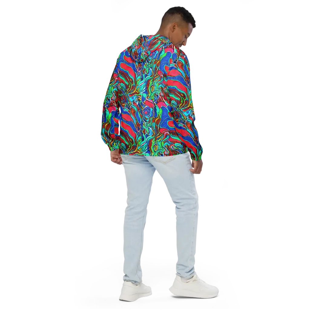 Cosmic Cabaret on Men's Windbreaker — Back