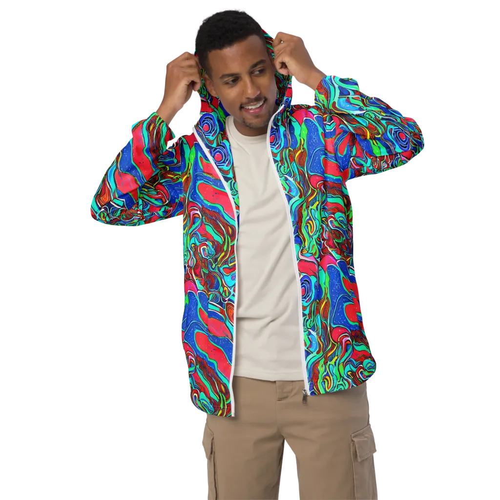 Cosmic Cabaret on Men's Windbreaker — Front