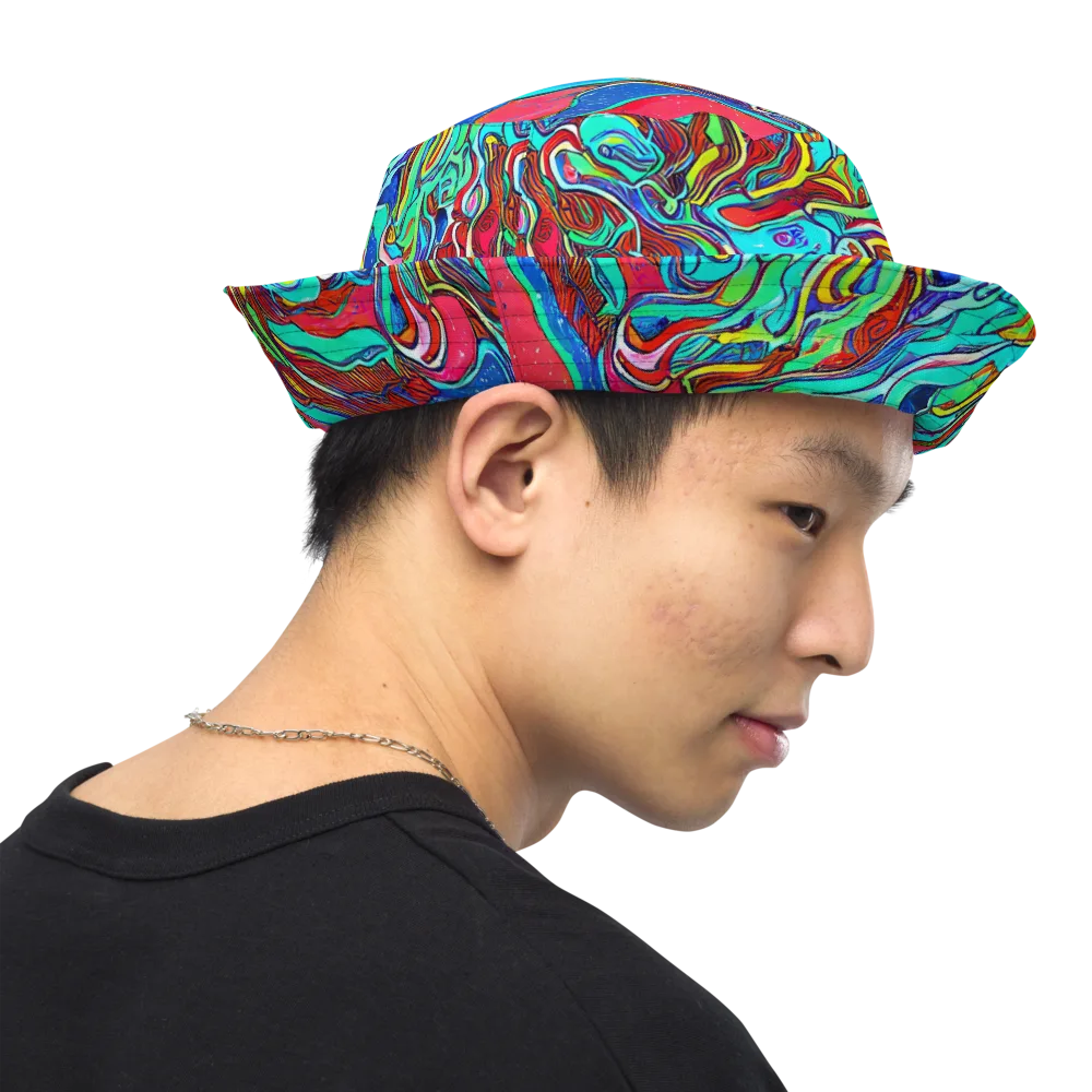 Cosmic Cabaret on Reversible Bucket Hat — Right Outside