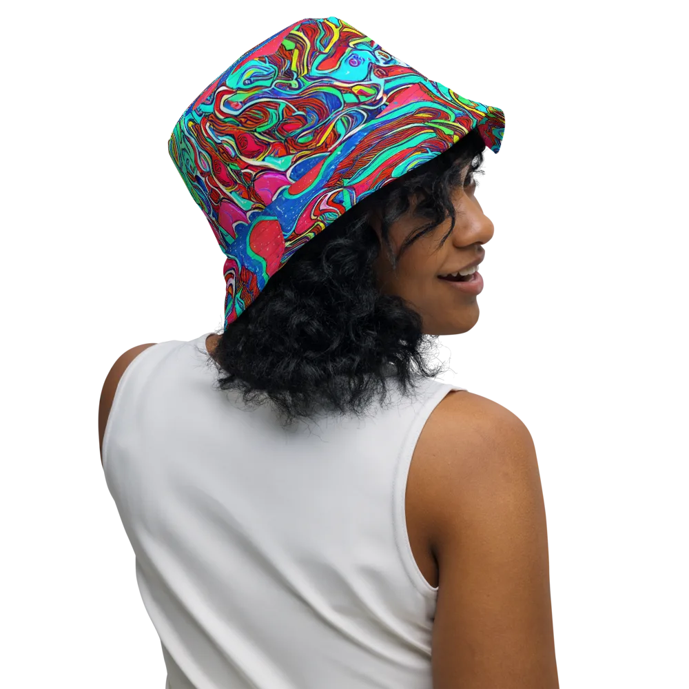 Cosmic Cabaret on Reversible Bucket Hat — Right Outside