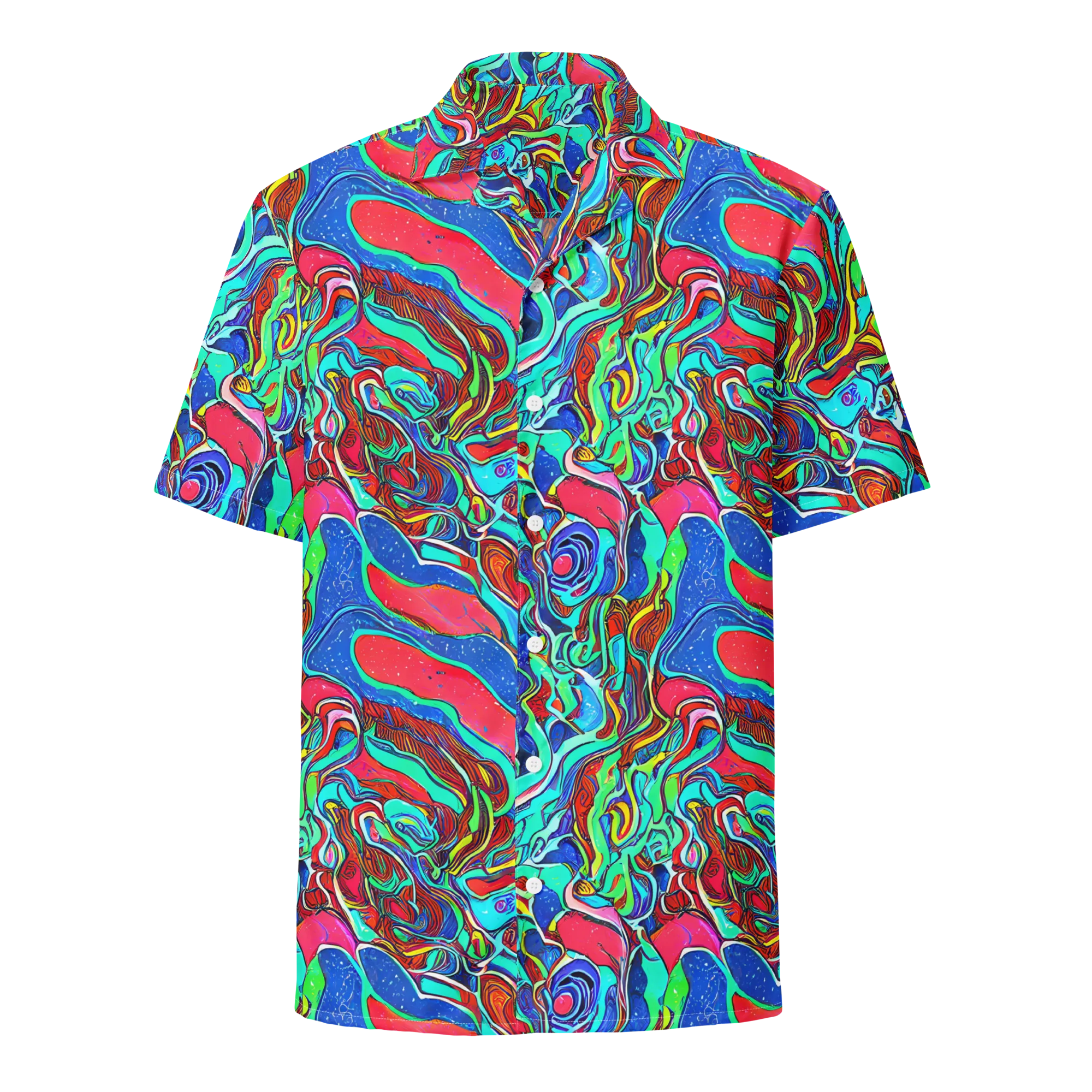 Cosmic Cabaret on Button Shirt — Front