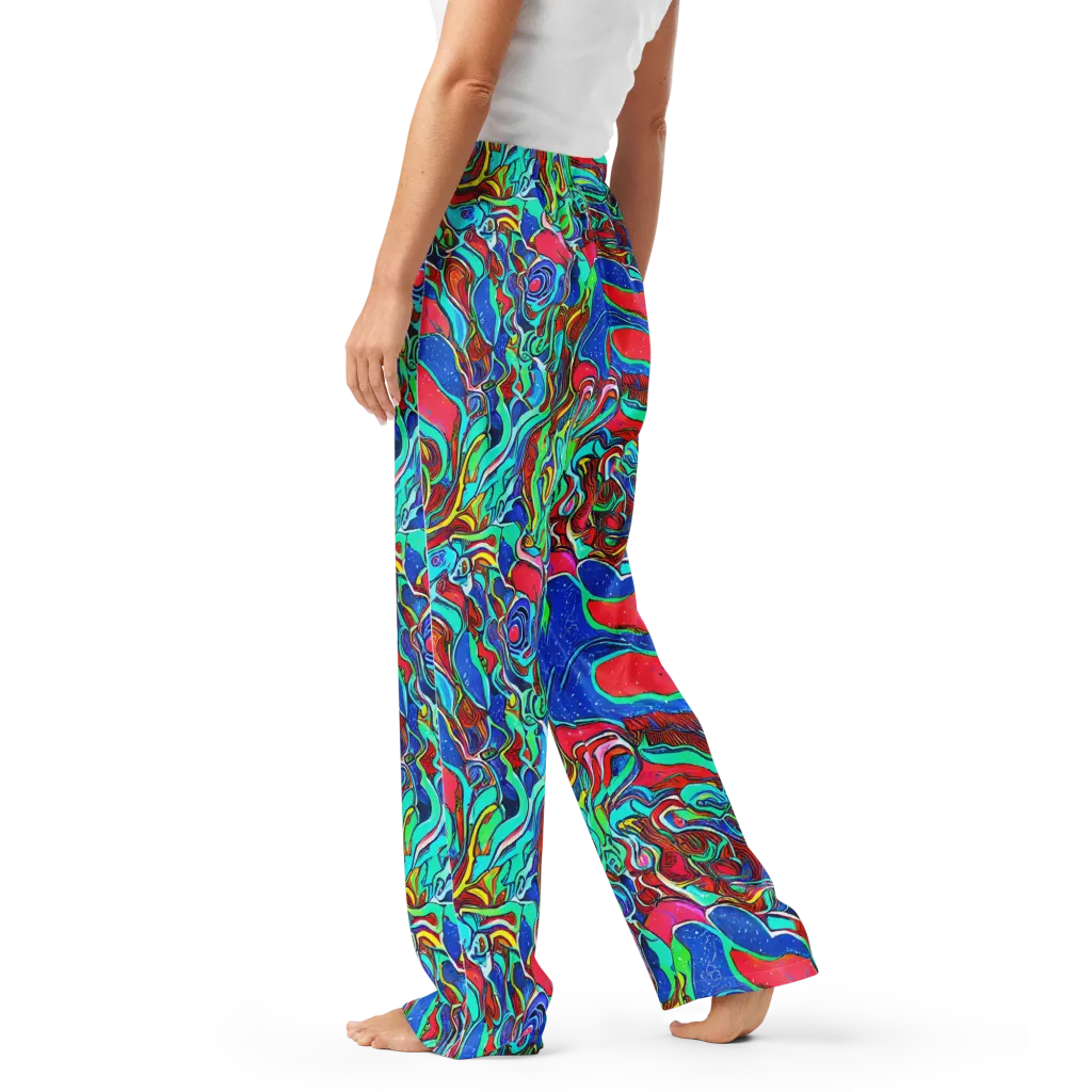 Cosmic Cabaret on Women's Pajama Pants — Left