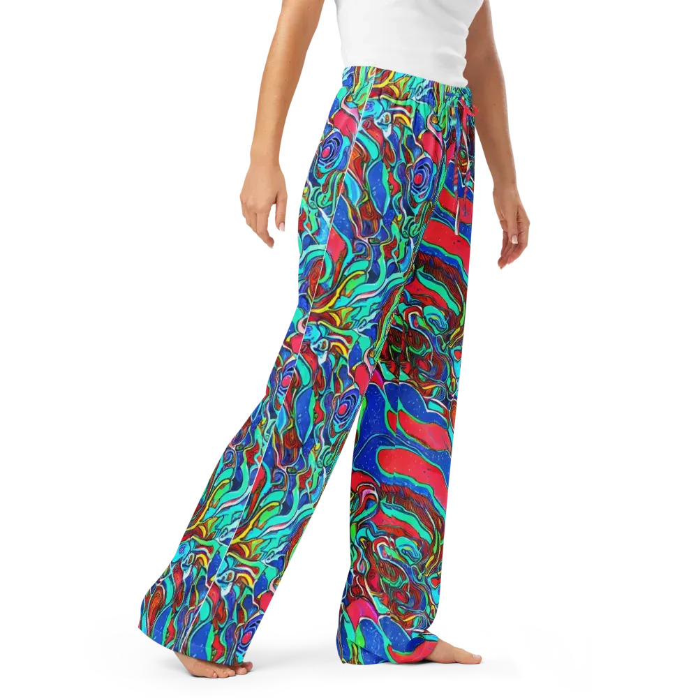 Cosmic Cabaret on Women's Pajama Pants — Right Front