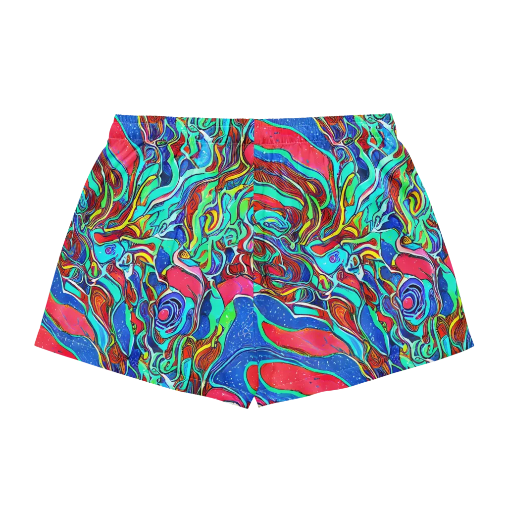 Cosmic Cabaret on Women's Pajama Shorts — Back