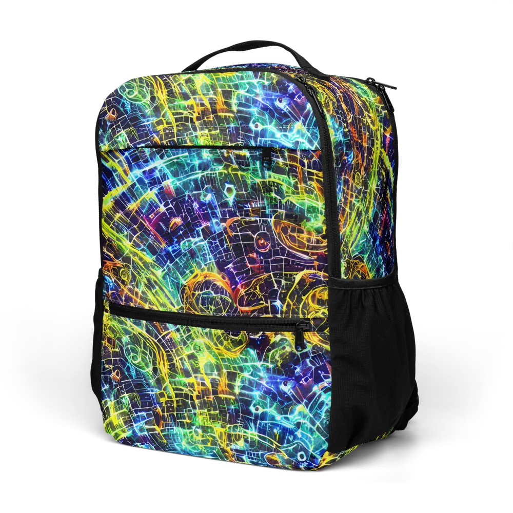Electric Gridfall on Utility Backpack — Left Front