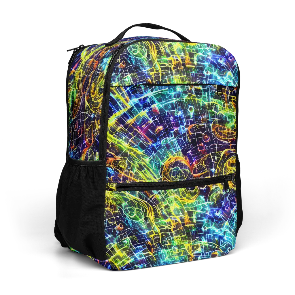 Electric Gridfall on Utility Backpack — Right Front