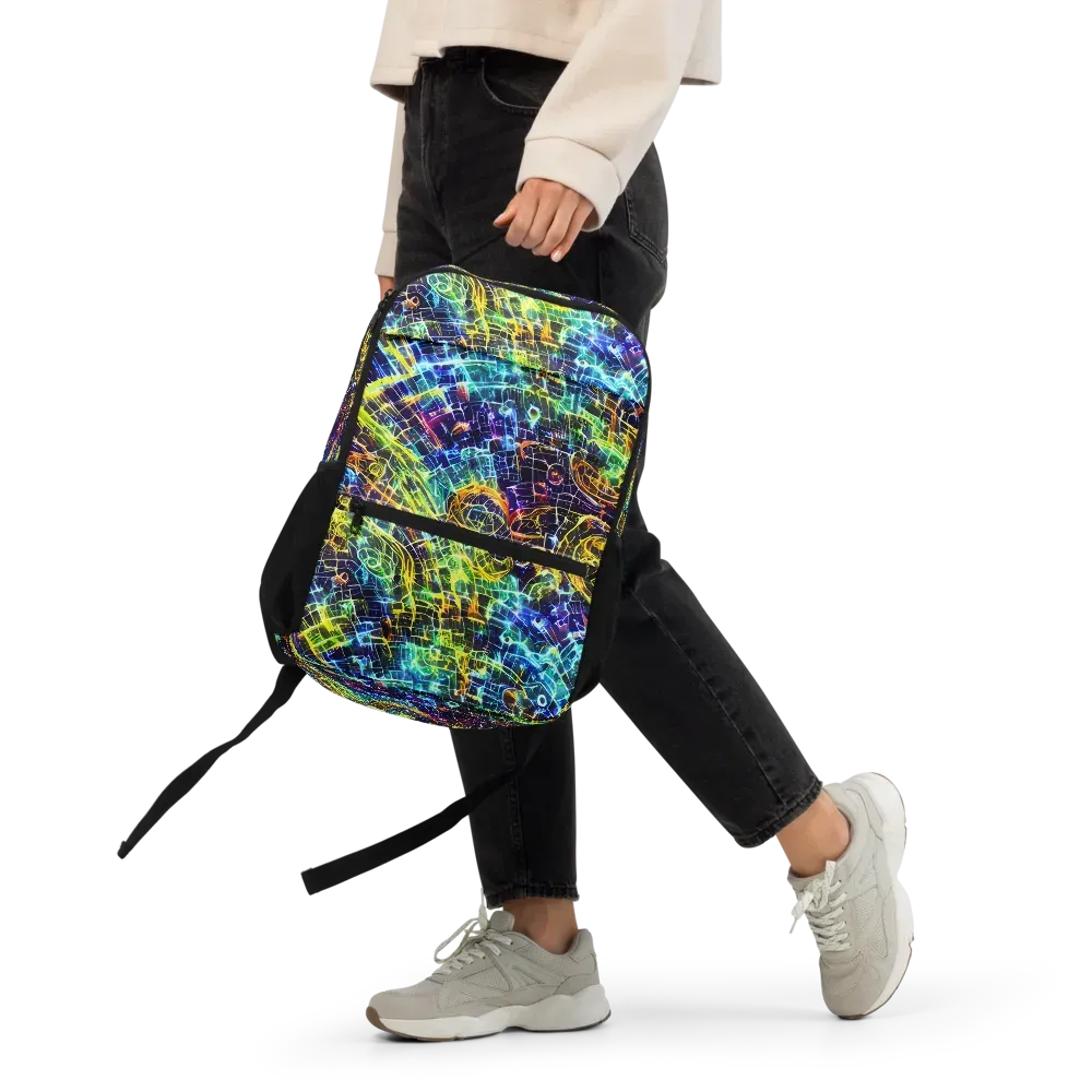 Electric Gridfall on Utility Backpack — Front