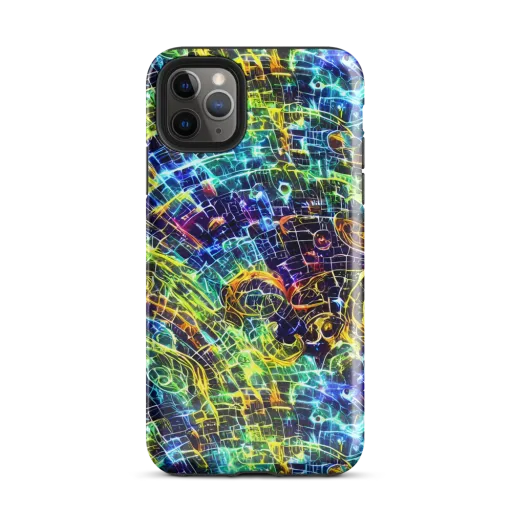 Electric Gridfall on a Tough Case for iPhone®