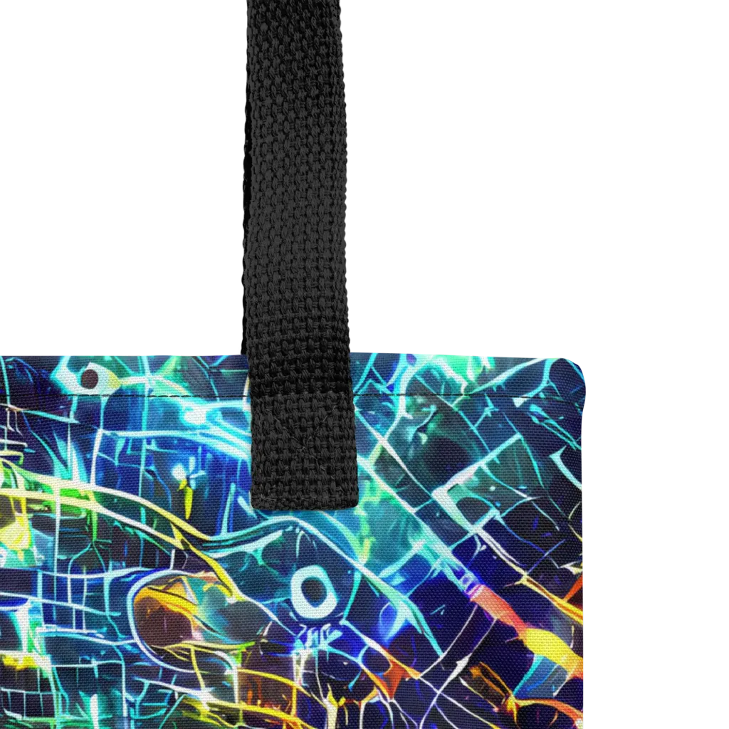 Electric Gridfall on Tote Bag — Product details