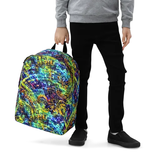 Electric Gridfall on a Minimalist Backpack