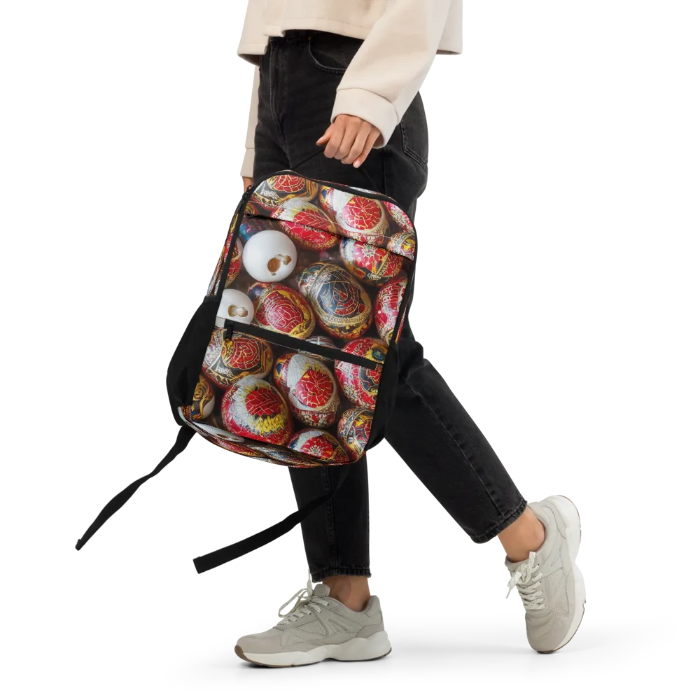 Crimson Carnival on Utility Backpack — Front