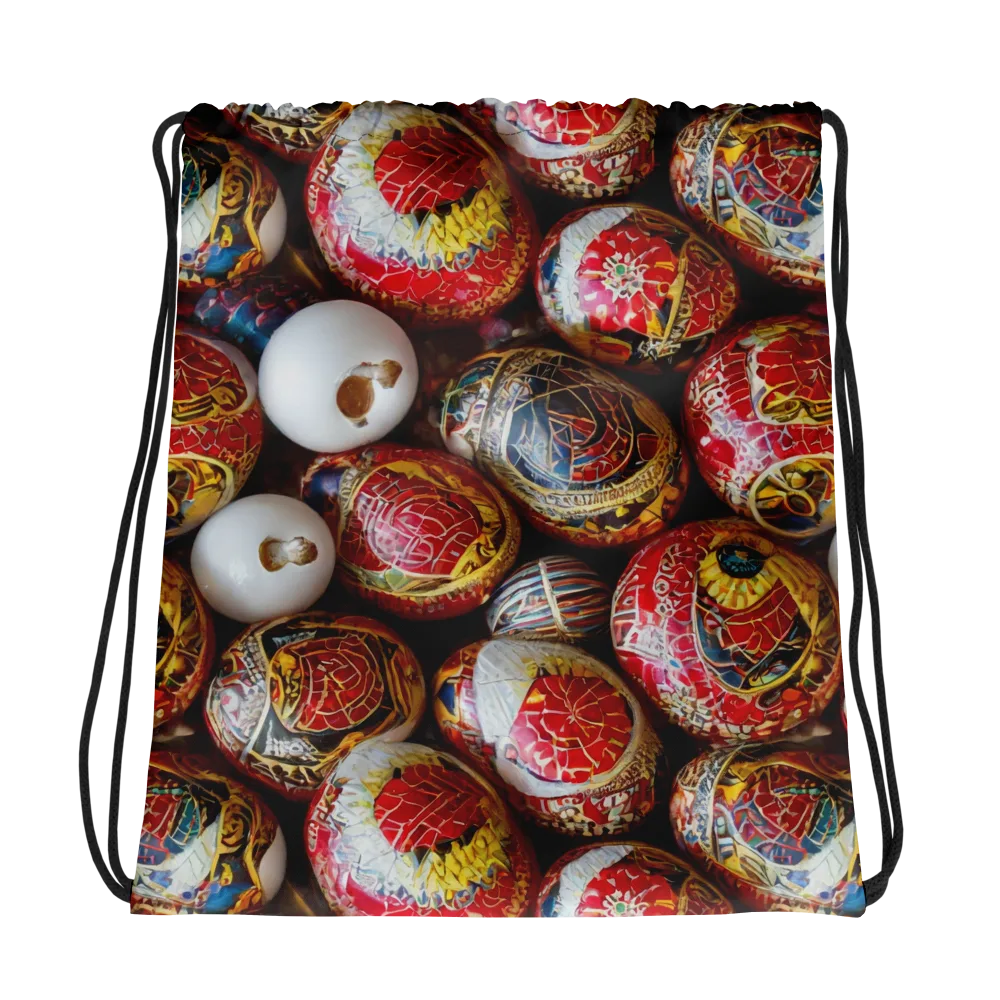 Crimson Carnival on Drawstring Bag — Photo