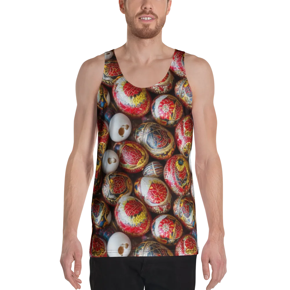 Crimson Carnival on Men's Tank Top — Front