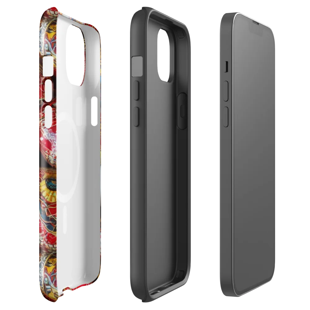 Crimson Carnival on MagSafe Tough Case for iPhone® — Front