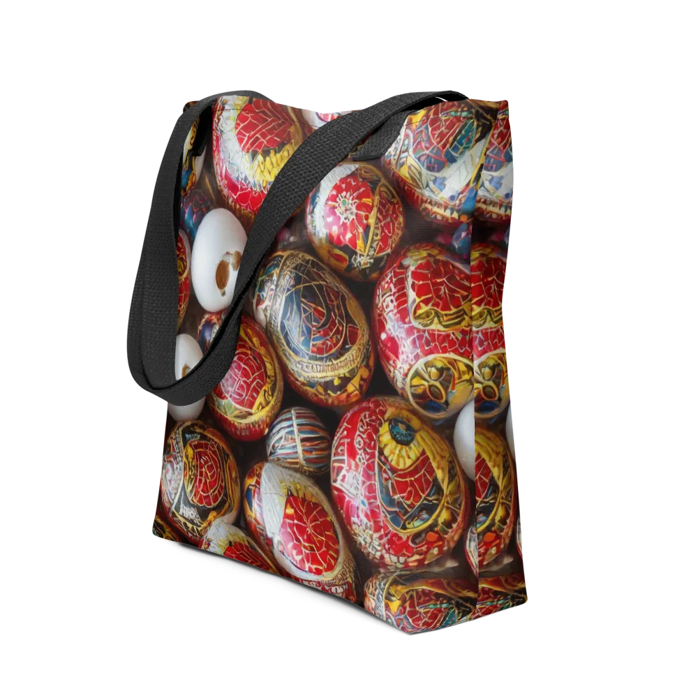 Crimson Carnival on Tote Bag — Front