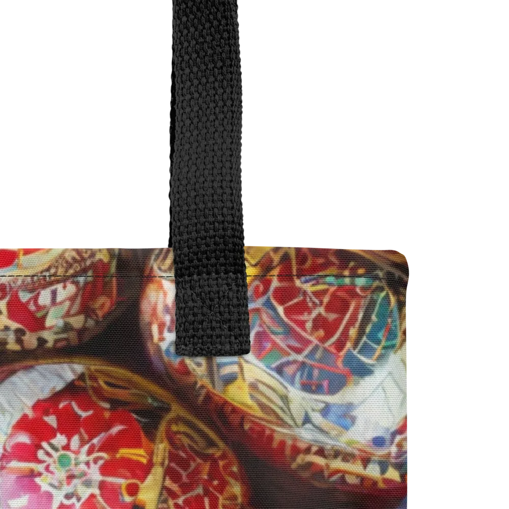 Crimson Carnival on Tote Bag — Product details