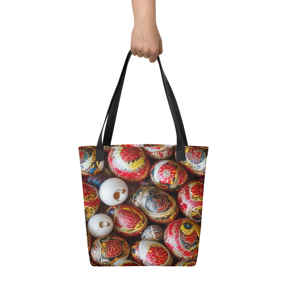 Crimson Carnival on Tote Bag — Front