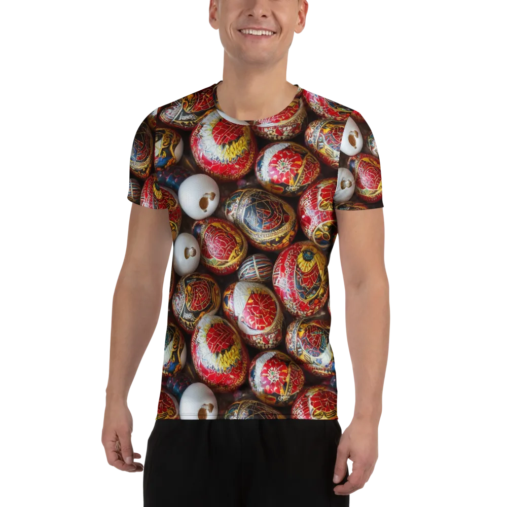 Crimson Carnival on Men's Athletic T-Shirt — Front