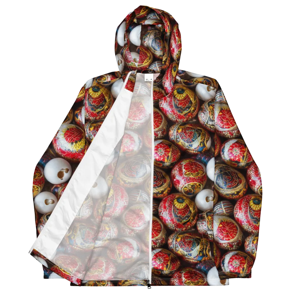 Crimson Carnival on Men's Windbreaker — Front