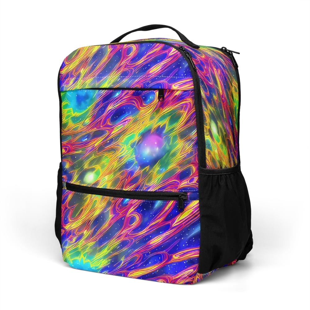 Orbiting Fever on Utility Backpack — Left Front