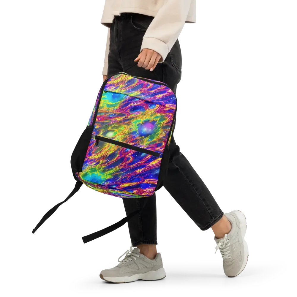 Orbiting Fever on Utility Backpack — Front