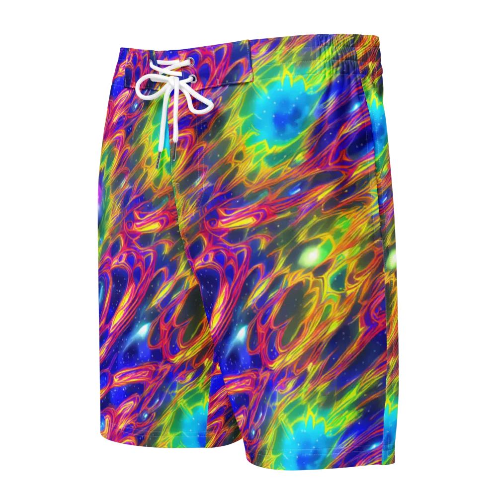 Orbiting Fever on Men's Board Shorts — Front