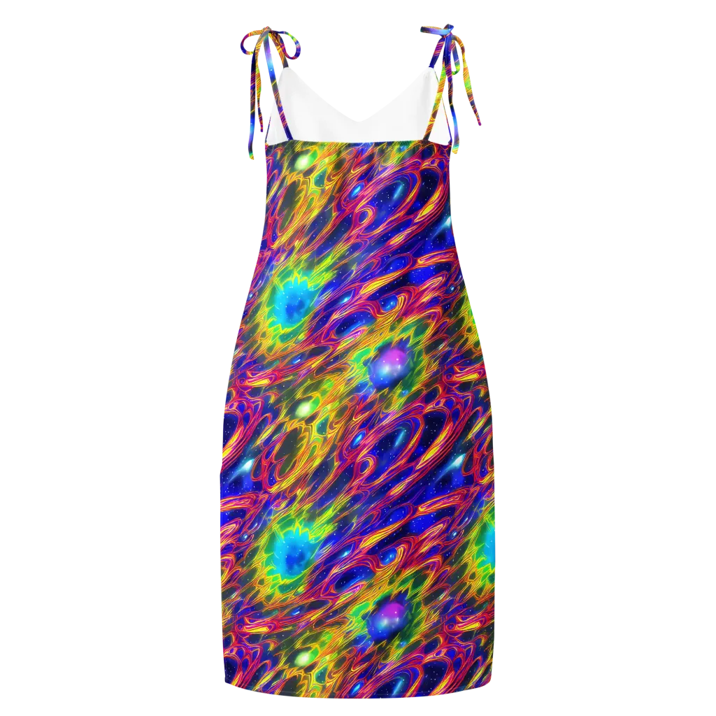 Orbiting Fever on Slip Dress — Back