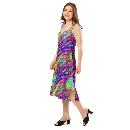 Orbiting Fever on a Slip Dress