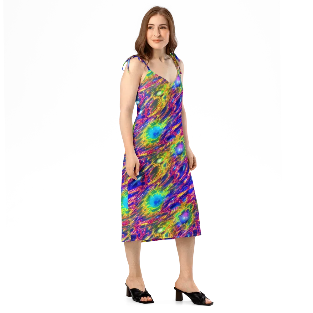 Orbiting Fever on Slip Dress — Right Front