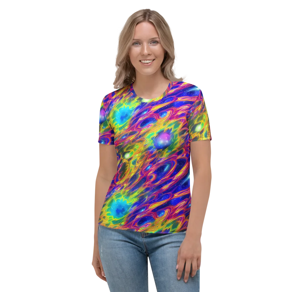 Orbiting Fever on Women's Crew Neck T-Shirt — Front
