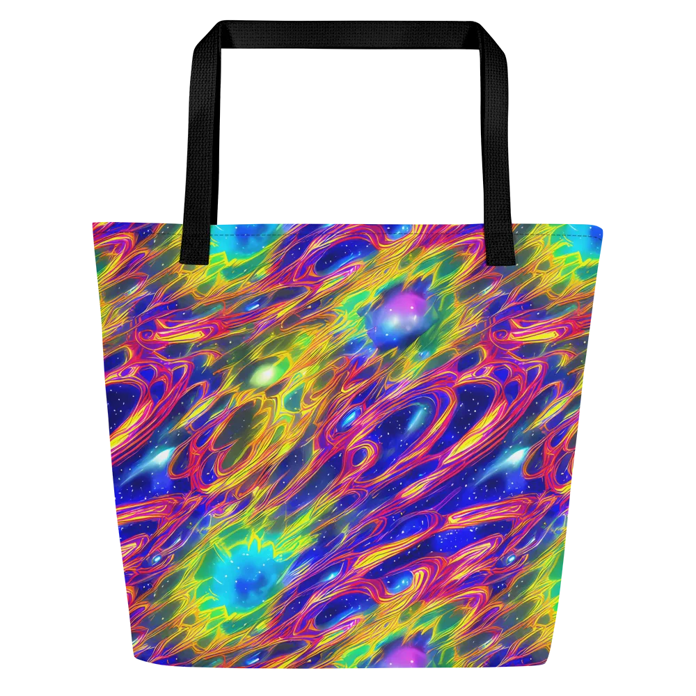 Orbiting Fever on Large Tote Bag W/ Pocket — Front