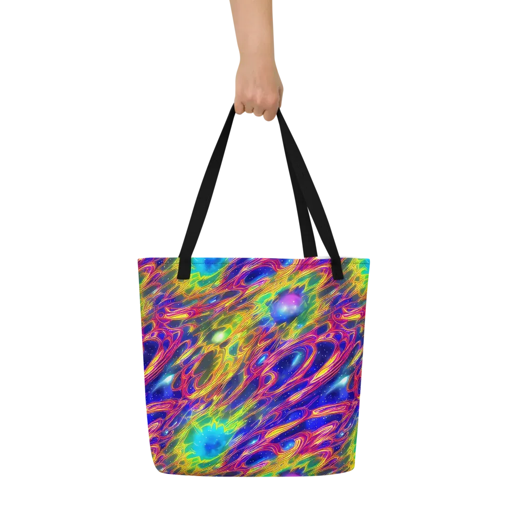 Orbiting Fever on Large Tote Bag W/ Pocket — Front