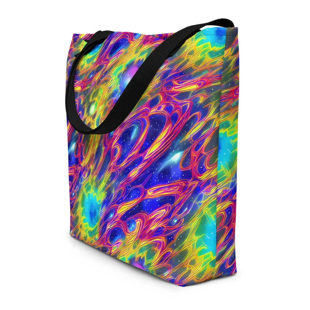 Orbiting Fever on Large Tote Bag W/ Pocket — Front