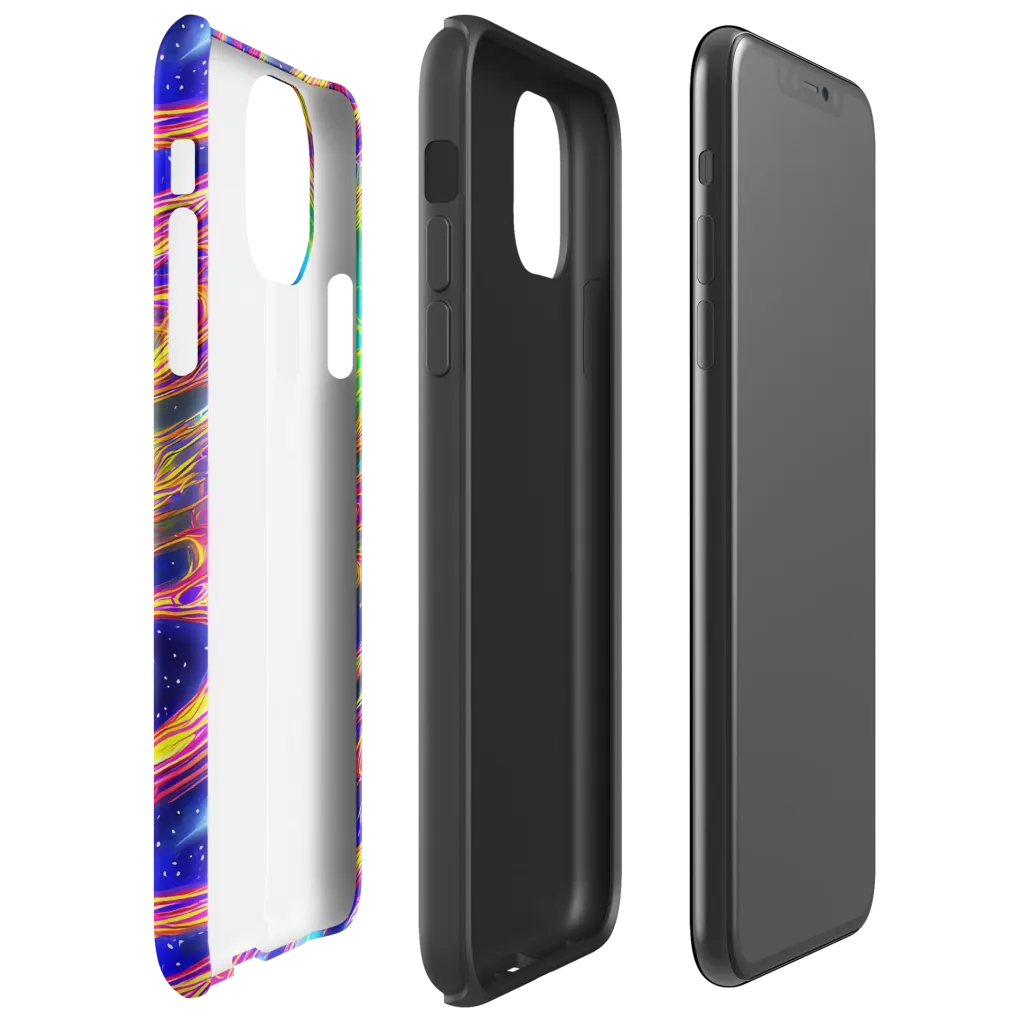 Orbiting Fever on Tough Case for iPhone® — Right
