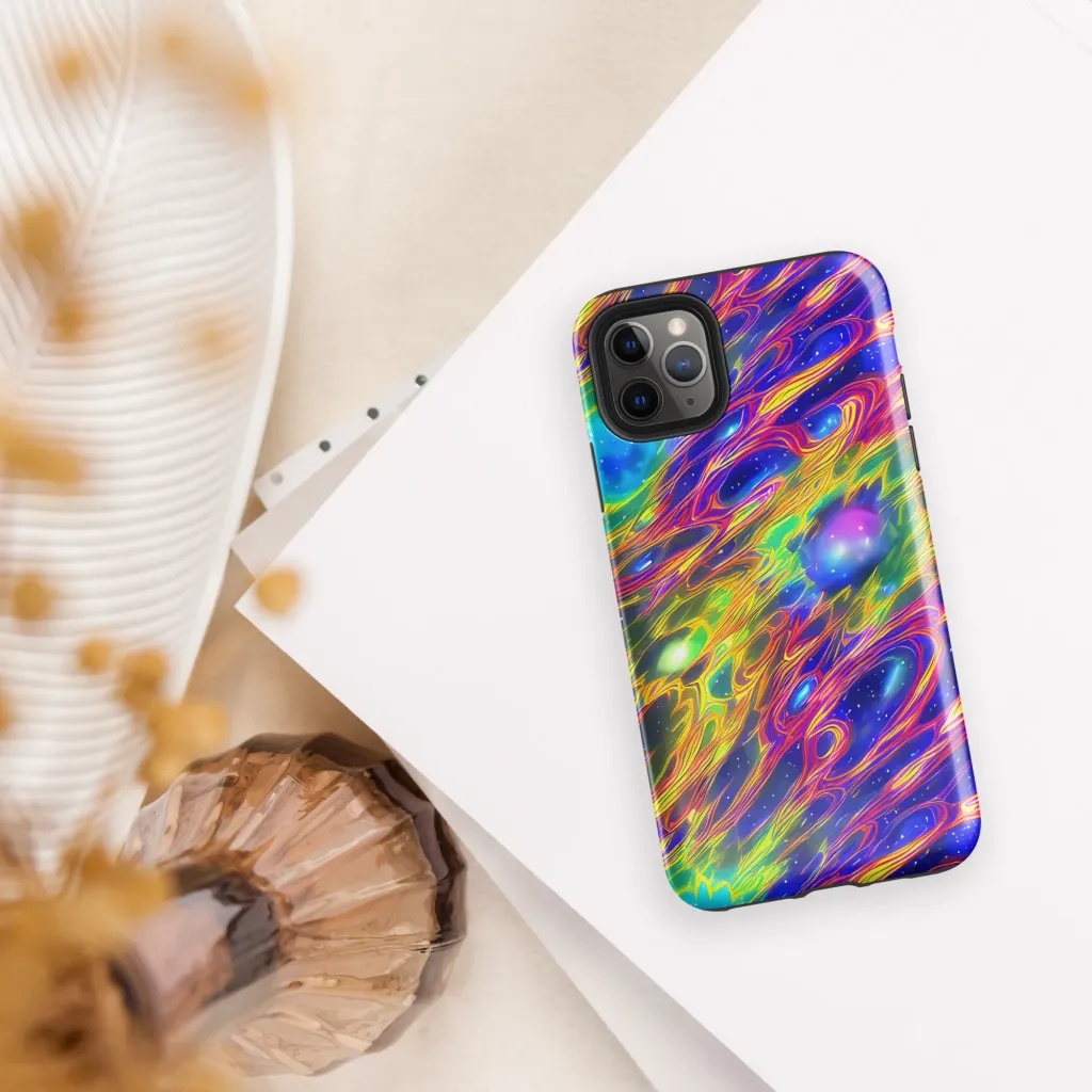 Orbiting Fever on Tough Case for iPhone® — Front