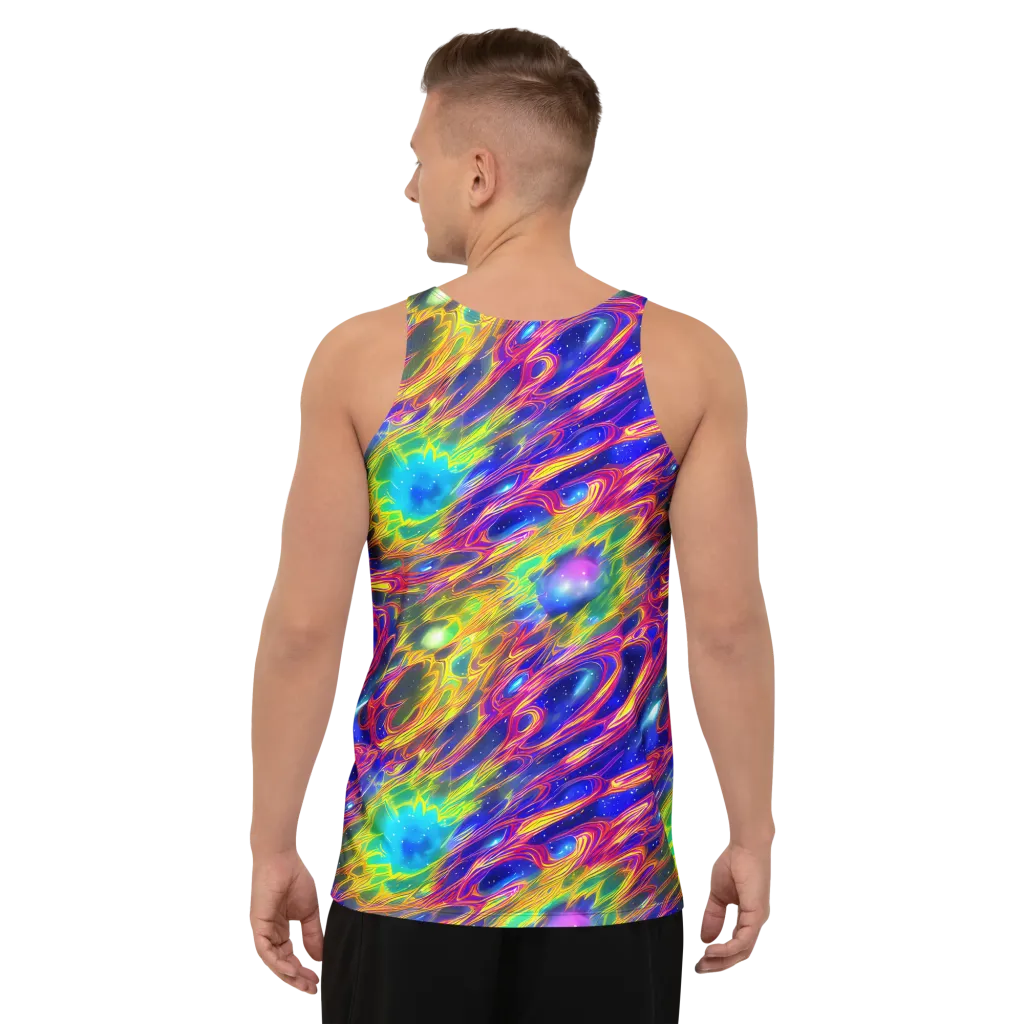 Orbiting Fever on Men's Tank Top — Back