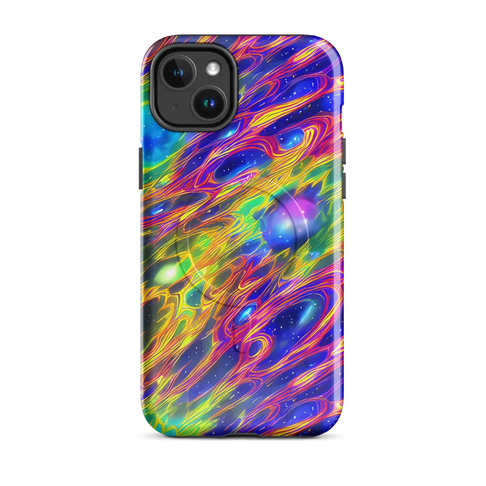 Orbiting Fever on MagSafe Tough Case for iPhone® — Front