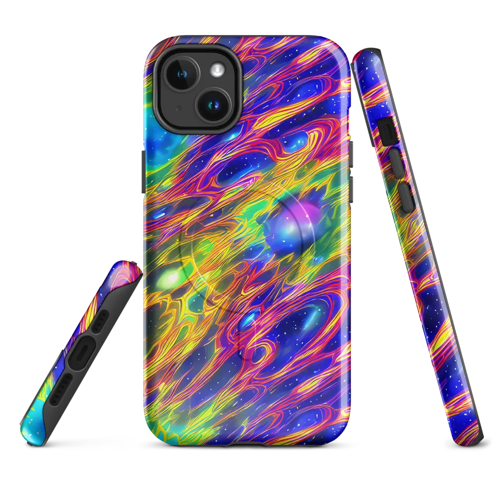 Orbiting Fever on MagSafe Tough Case for iPhone® — Front