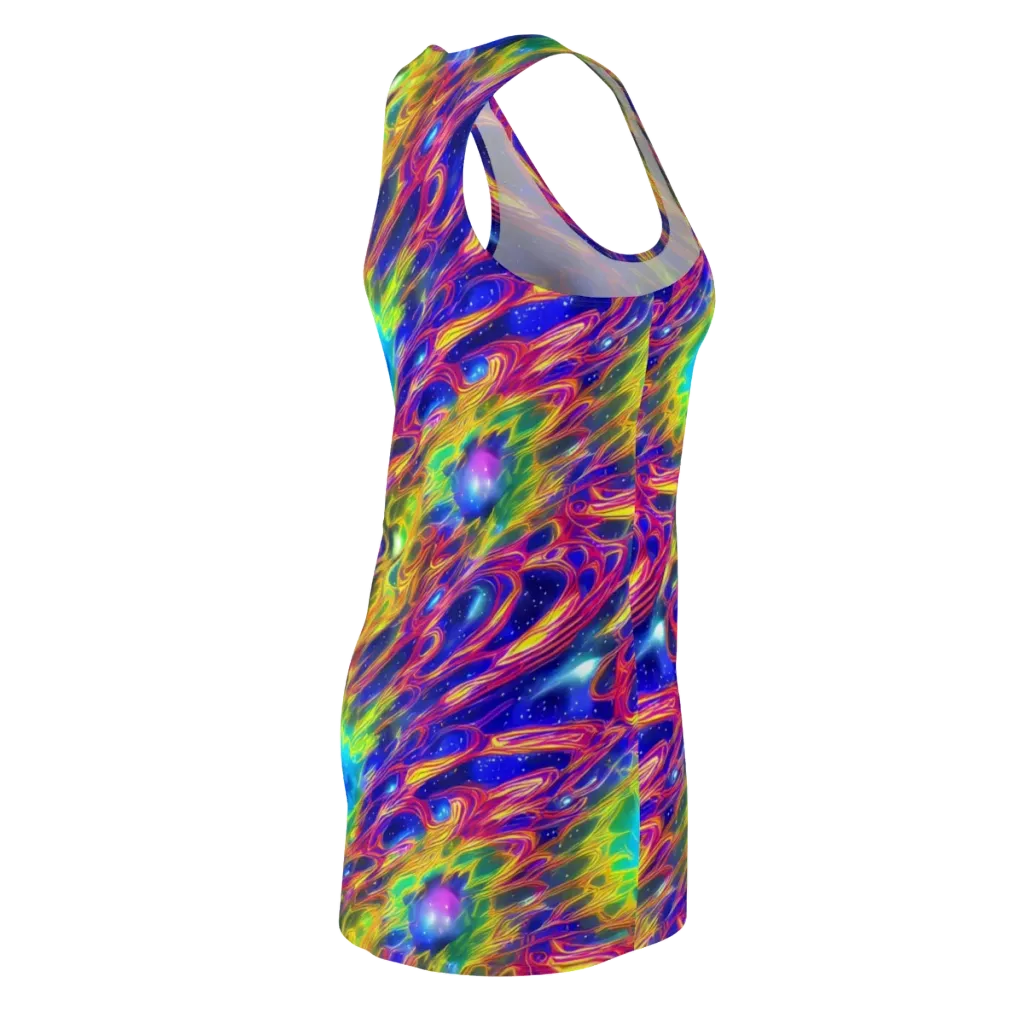 Orbiting Fever on Racerback Dress — Back Side